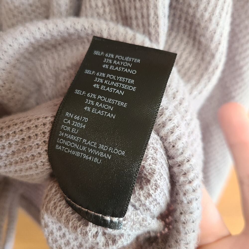 Urban Outfitters Nikki Thermal Top Sweater Out From Under Cozy Waffle S Lounge - Picture 5 of 6